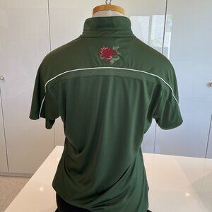 GU Play Dry, Golf Shirt with Embroidery, Olive, Size Large, Vented